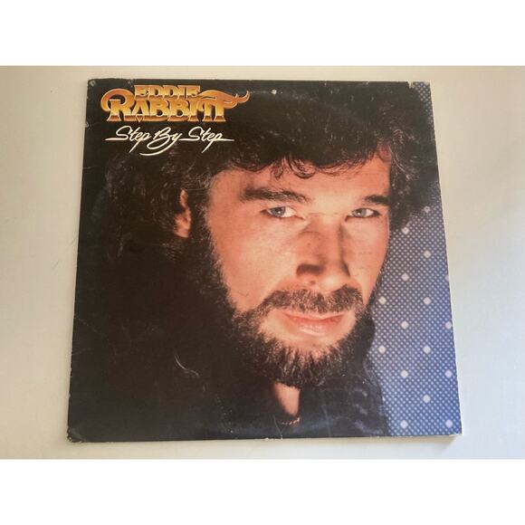 Eddie Rabbit Step By Step Vinyl Record Album LP Electra - Picture 1 of 3